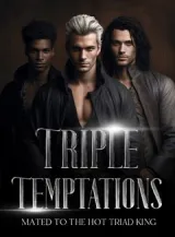 Book cover of “Triple Temptations: Mated to the Hot Triad King“ by undefined