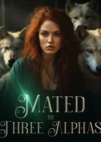 Book cover of “Mated to Three Alphas“ by Ebony Pete