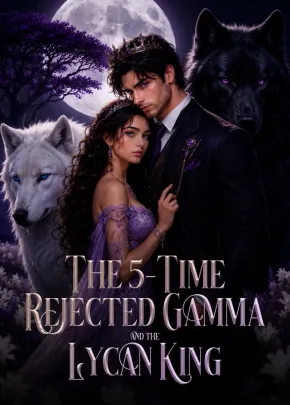 Book cover of “The 5-Time Rejected Gamma and the Lycan King“ by Stina's Pen