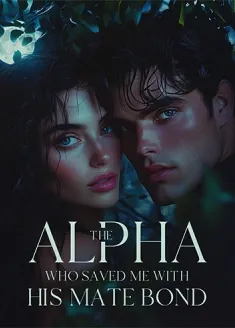 Book cover of “The Alpha Who Saved Me with His Mate Bond“ by Victoria Hudgens