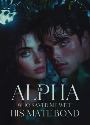 Book cover of “The Alpha Who Saved Me with His Mate Bond“ by Victoria Hudgens