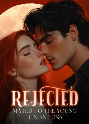 Book cover of “Rejected: Mated to the Young Human Luna“ by Emmaline Fadaini