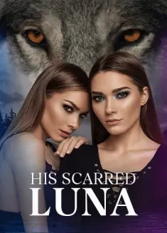 Book cover of “His Scarred Luna“ by Hira Baig