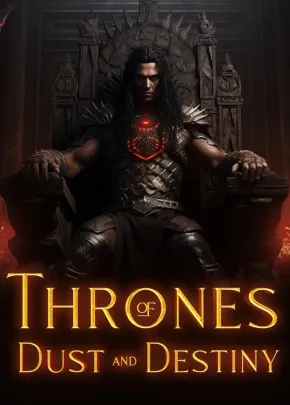 Book cover of “Thrones of Dust and Destiny“ by Casmir E. Cas