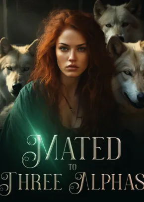 Book cover of “Mated to Three Alphas“ by Ebony Pete