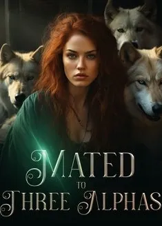 Book cover of “Mated to Three Alphas“ by Ebony Pete